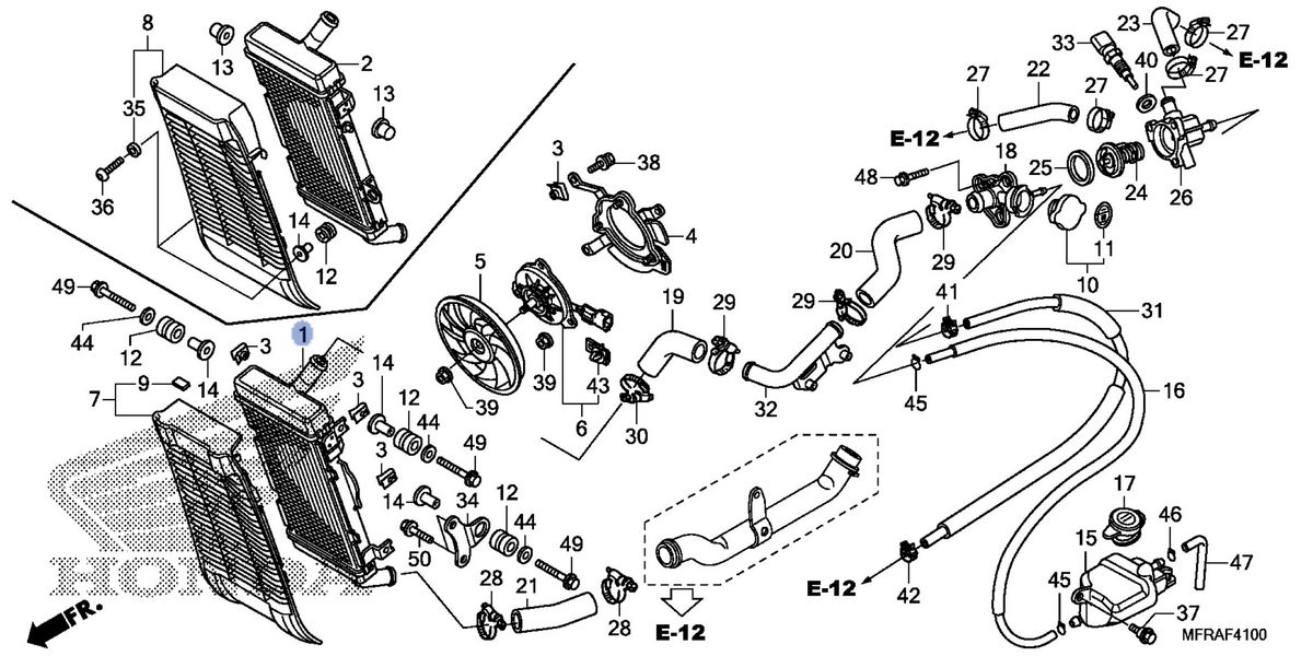 Honda OEM part 19010-MFR-671
