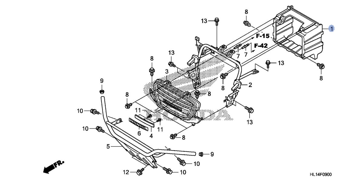 Honda OEM part 19014-HL1-A00