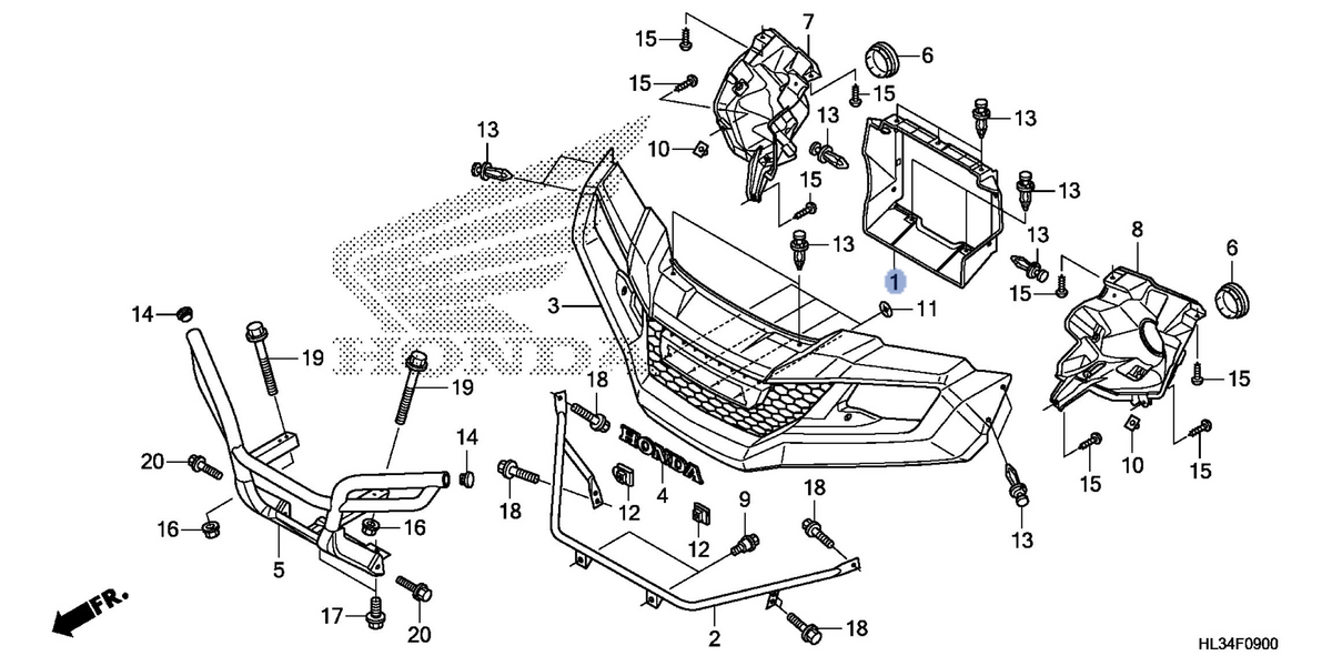 Honda OEM part 19014-HL3-A00