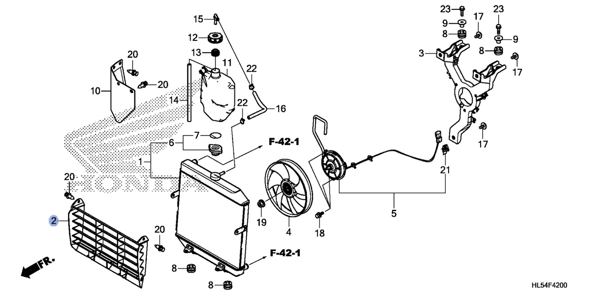 Honda OEM part 19014-HL5-A00