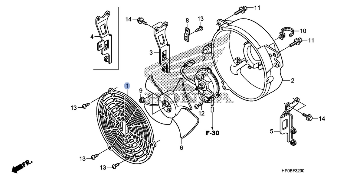Honda OEM part 19014-HM7-000