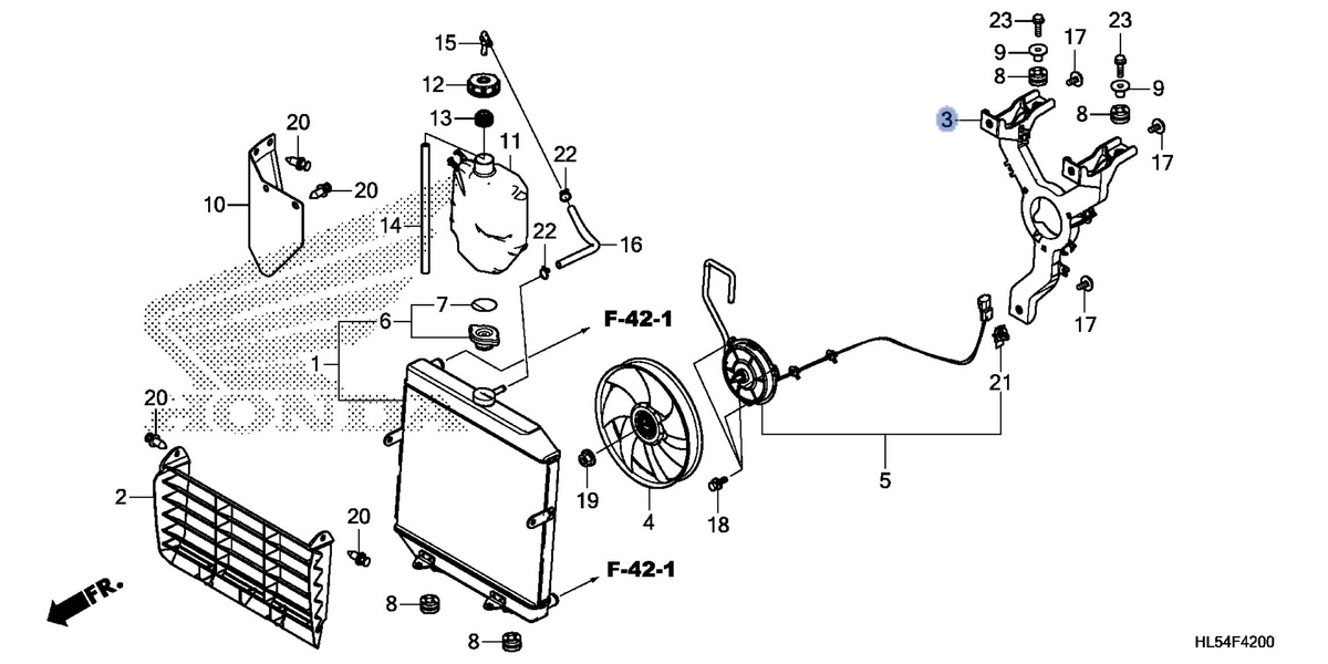 Honda OEM part 19015-HL5-A01