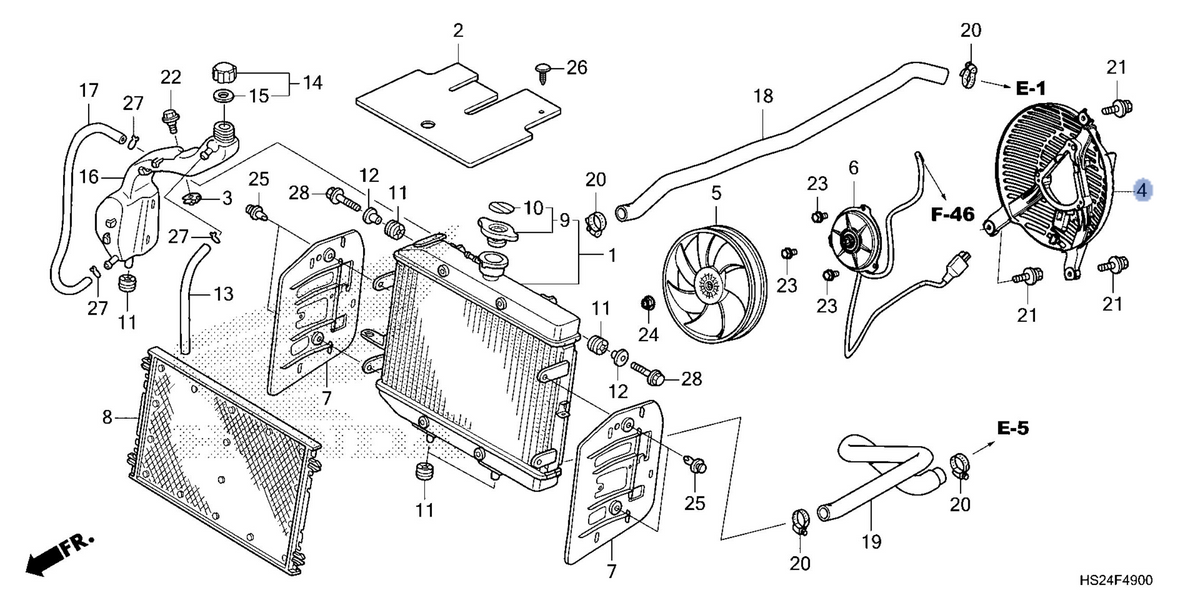 Honda OEM part 19015-HN8-F42