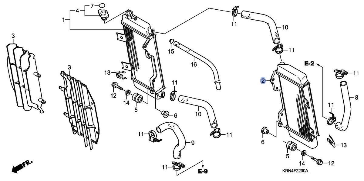 Honda OEM part 19015-KSC-A11