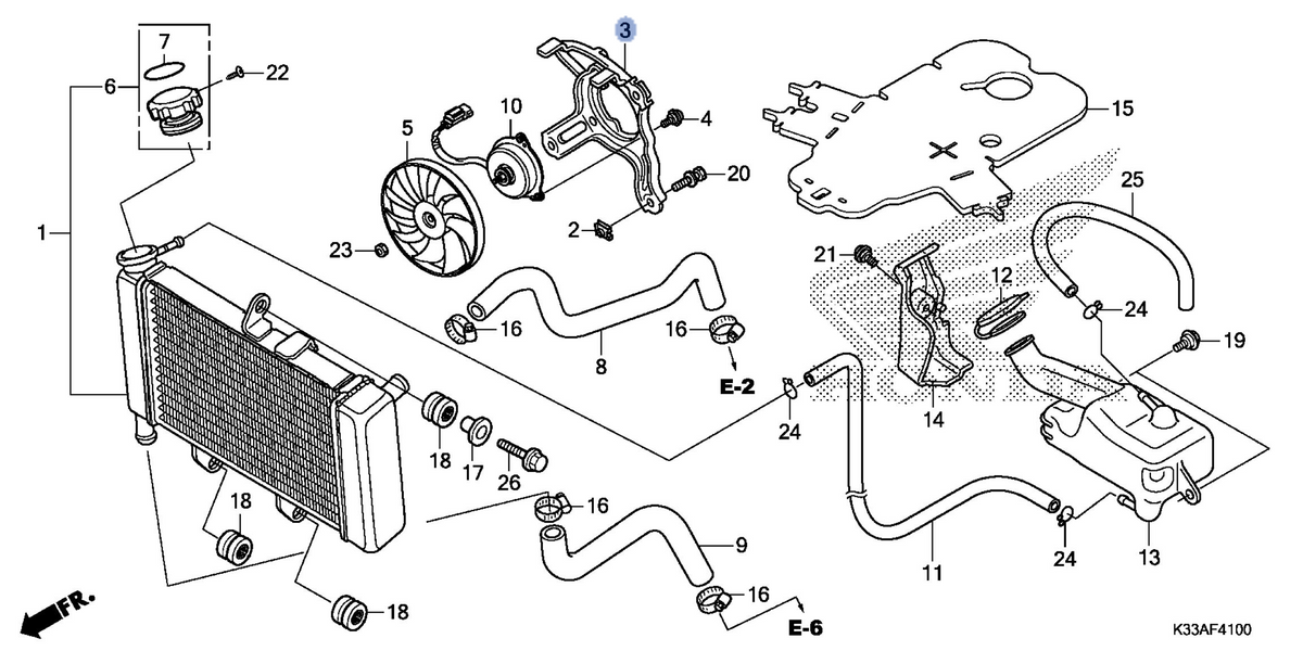 Honda OEM part 19015-KYJ-305