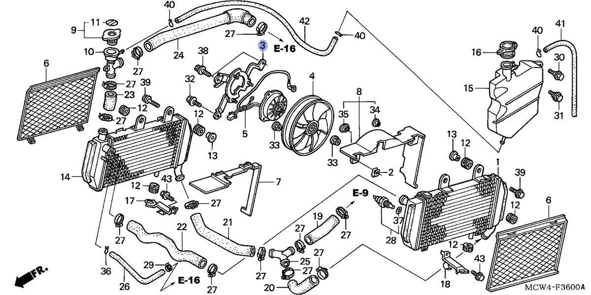 Honda OEM part 19015-MCW-D01