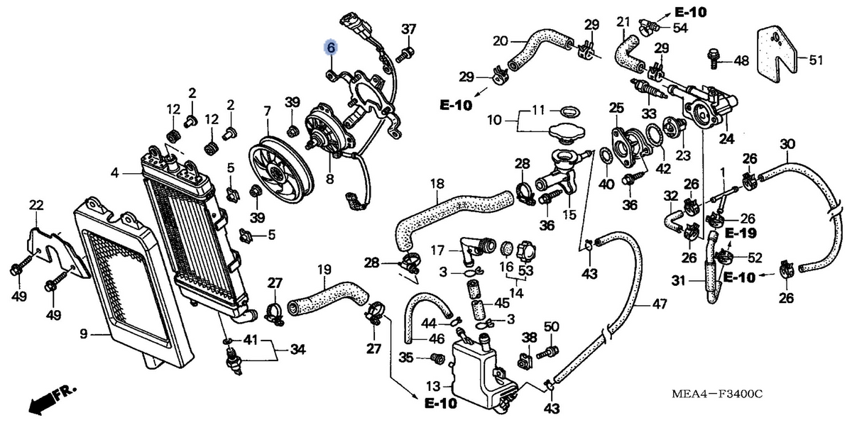 Honda OEM part 19015-MEA-A21