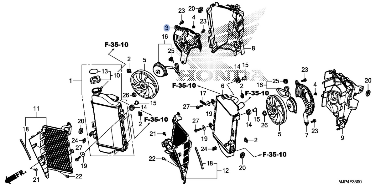 Honda OEM part 19015-MJP-G52