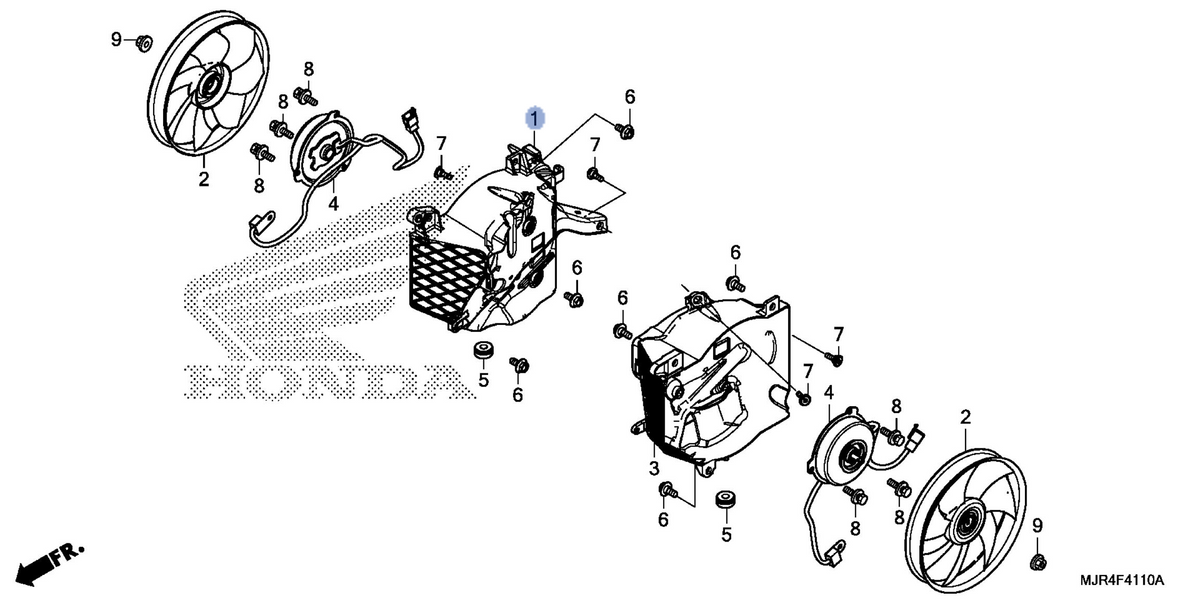 Honda OEM part 19015-MJR-671