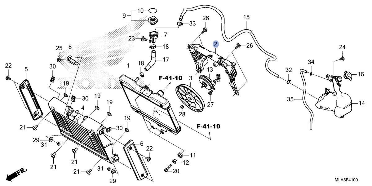 Honda OEM part 19015-MLA-A01