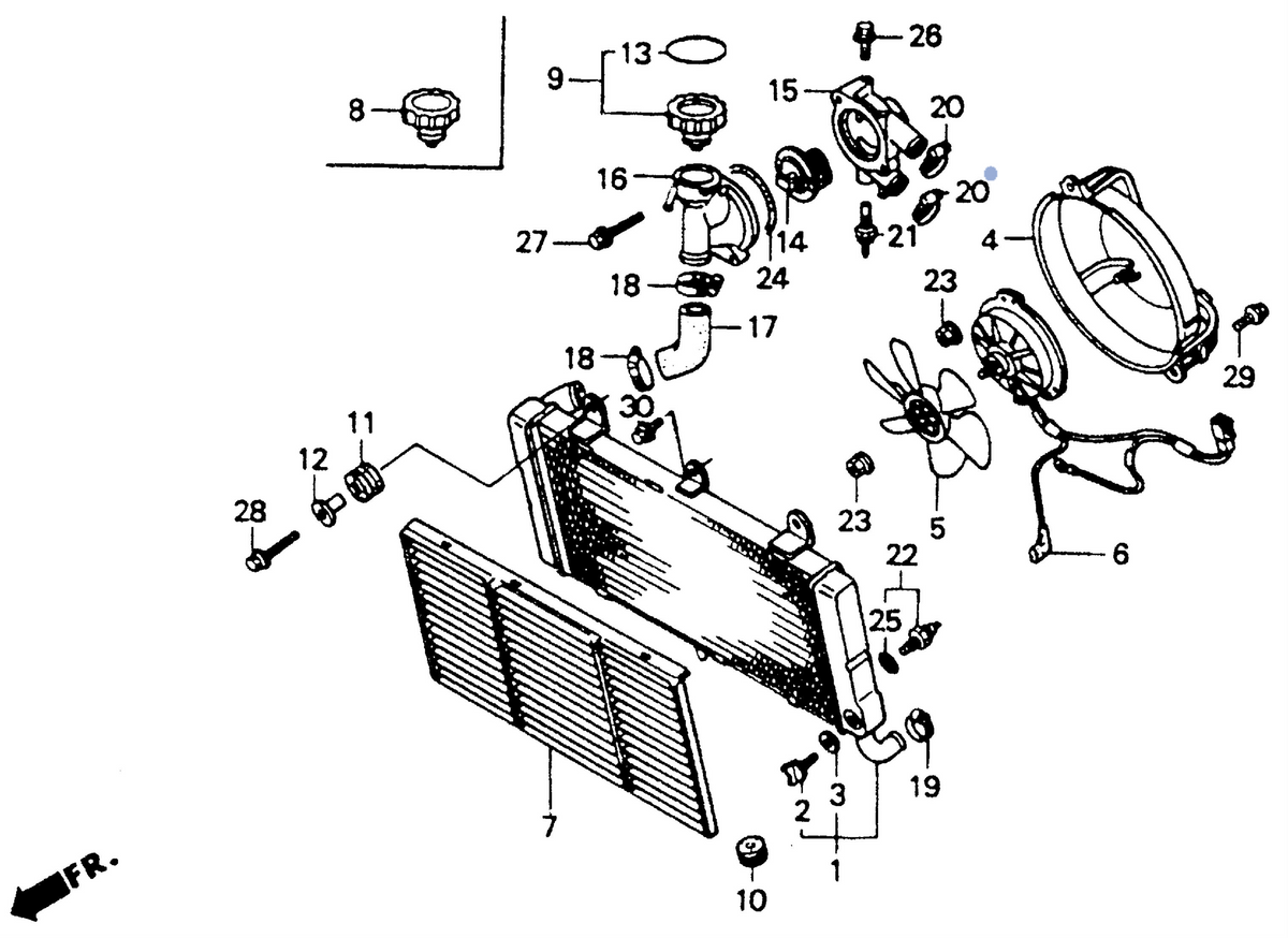 Honda OEM part 19015-MT3-003