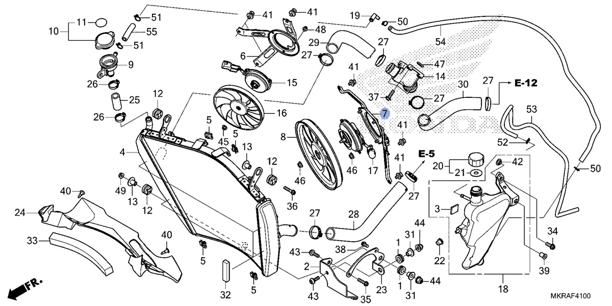 Honda OEM part 19016-MKR-D11