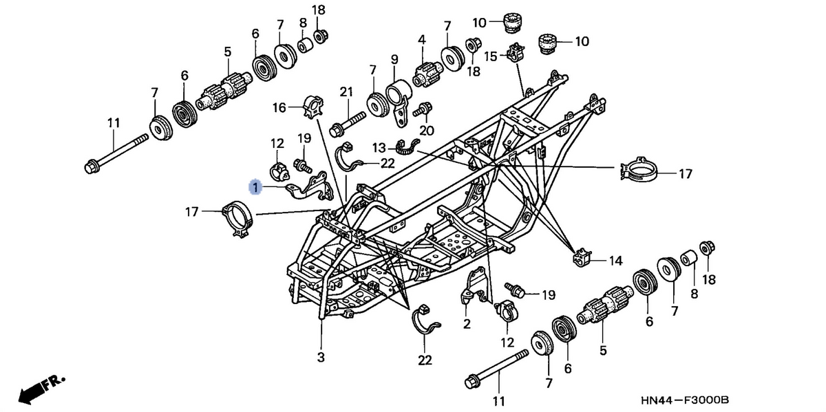 Honda OEM part 19018-HN5-670