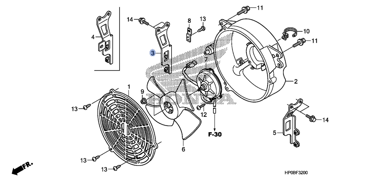 Honda OEM part 19018-HP0-A50