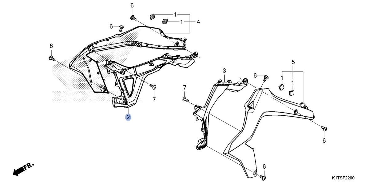 Honda OEM part 19020-K1T-E50