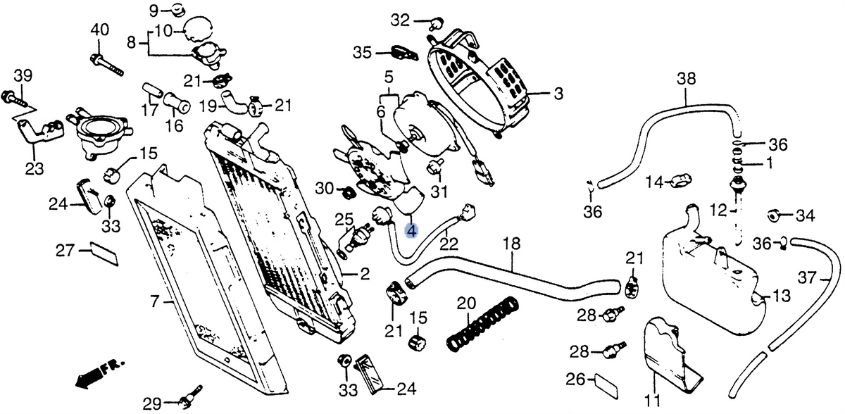 Honda OEM part 19020-ME9-003