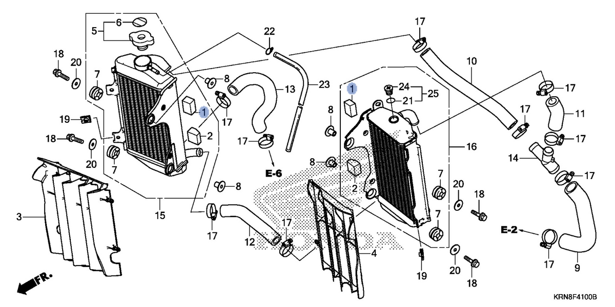 Honda OEM part 19021-MEN-A70