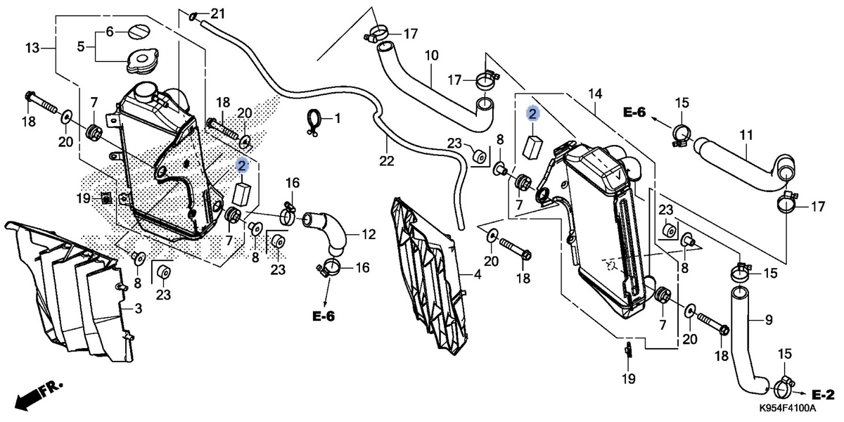 Honda OEM part 19021-MKE-A10
