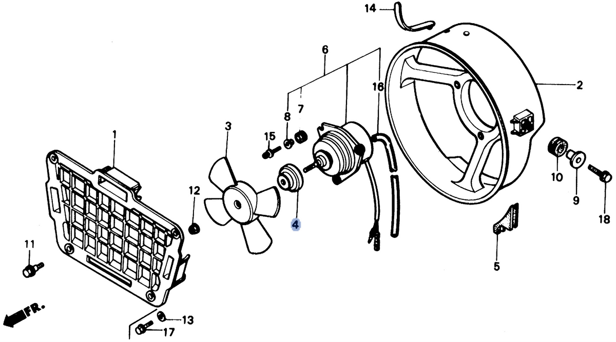 Honda OEM part 19021-VM5-305