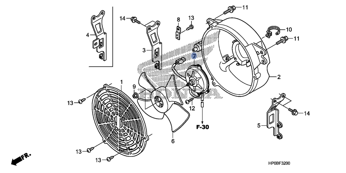 Honda OEM part 19030-HP0-B01
