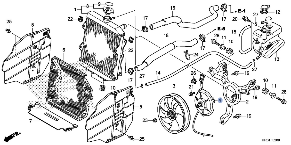 Honda OEM part 19030-HP5-601