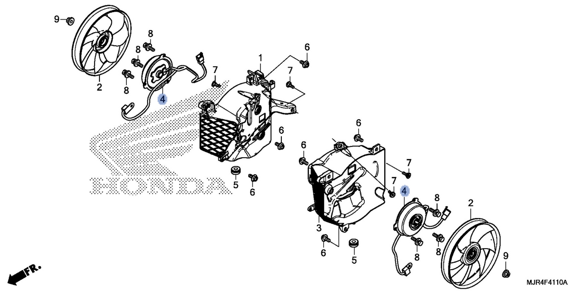 Honda OEM part 19030-MCA-A61
