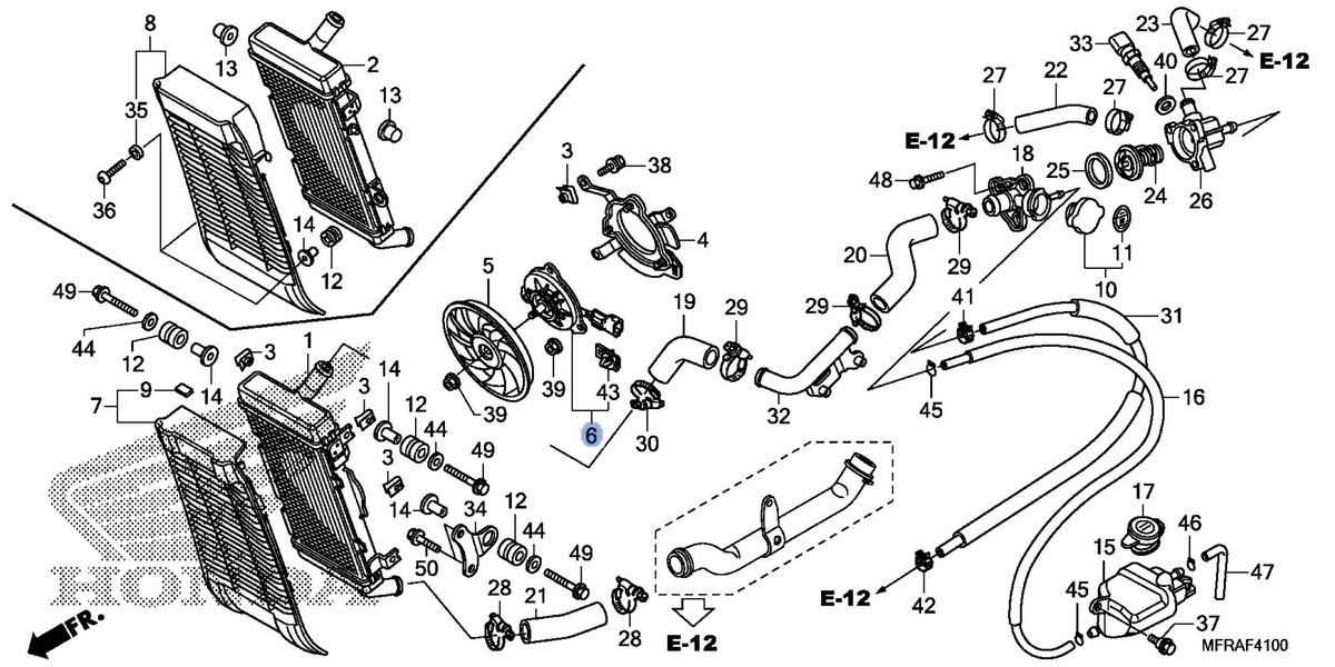 Honda OEM part 19030-MFR-671