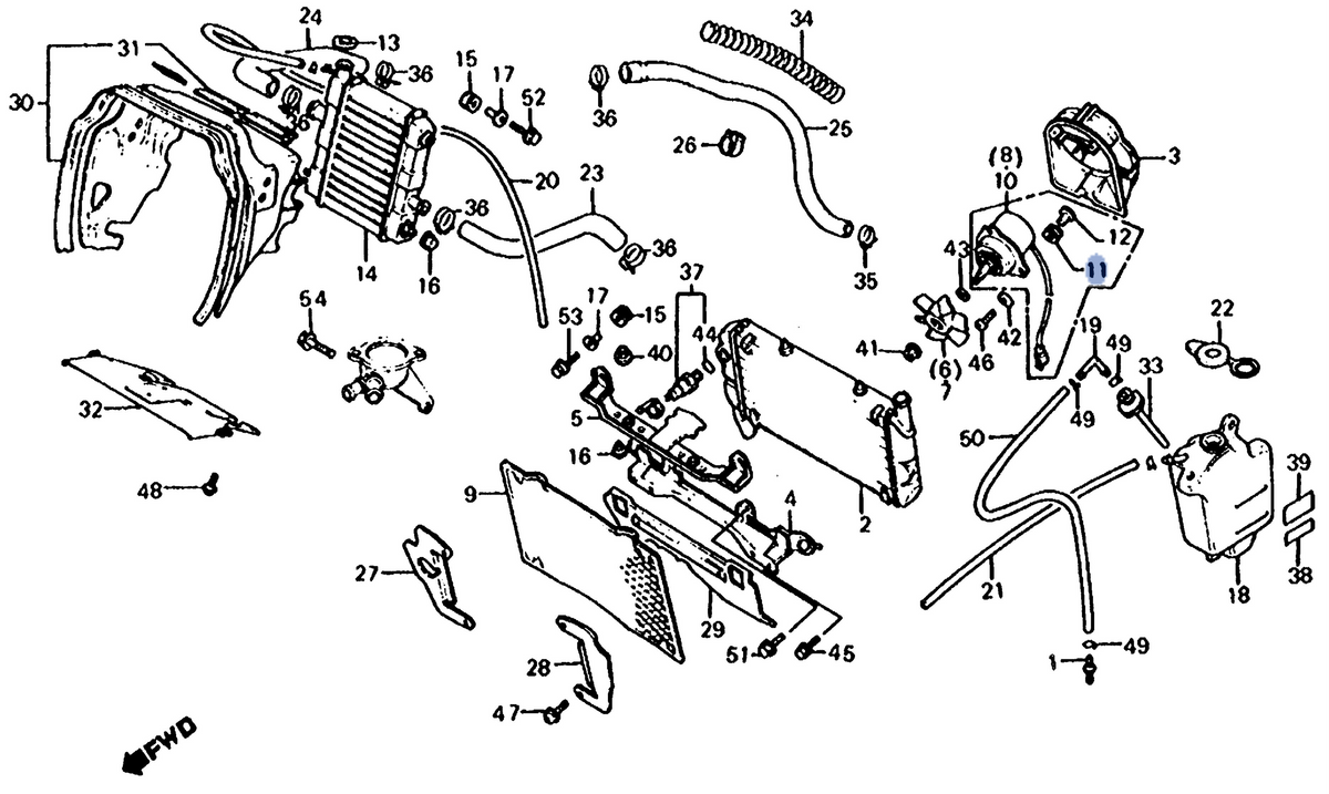 Honda OEM part 19031-HA7-671