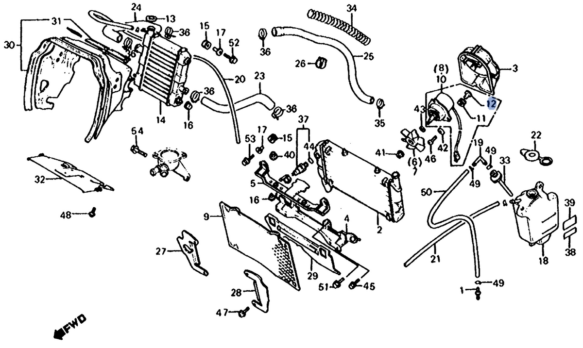 Honda OEM part 19032-HA7-671