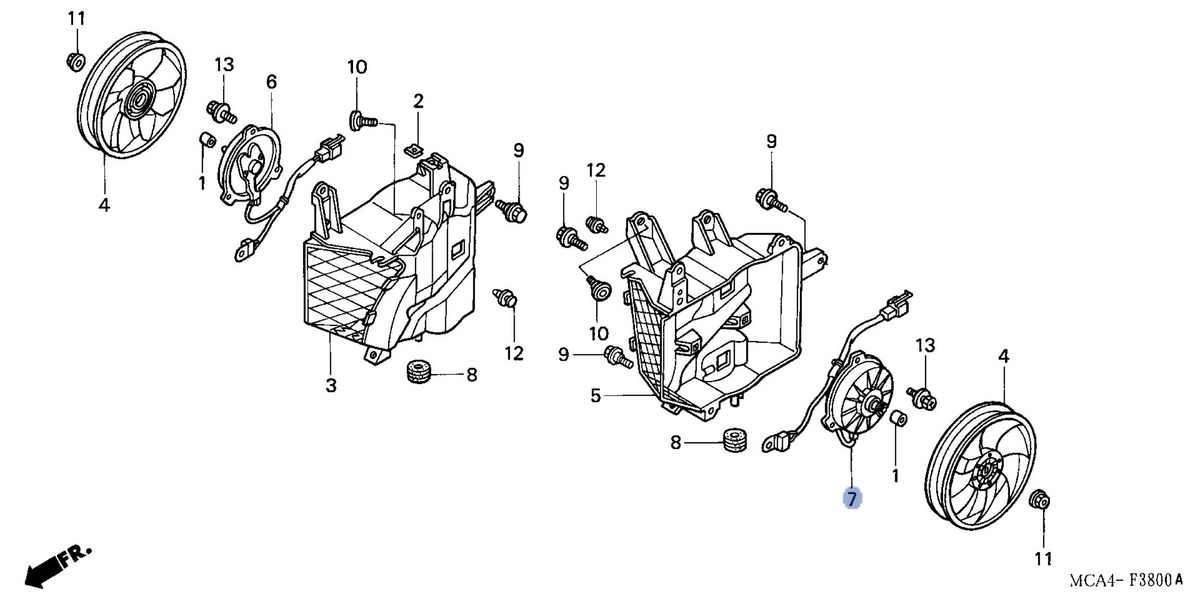 Honda OEM part 19032-MCA-003