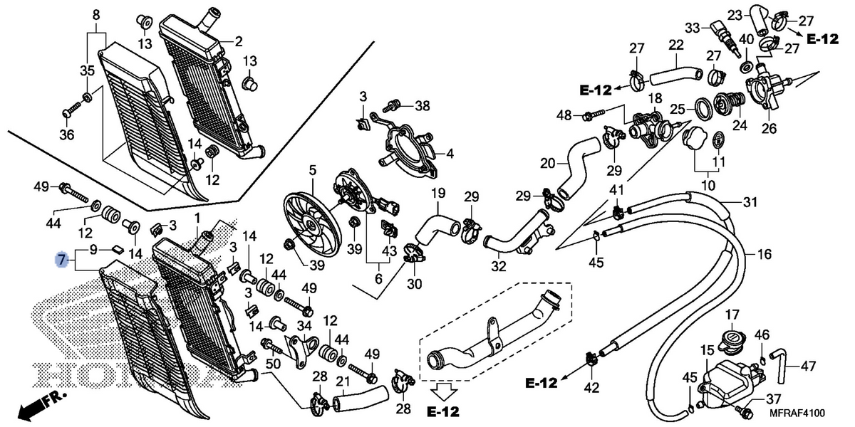 Honda OEM part 19032-MFR-670