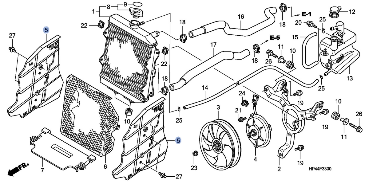 Honda OEM part 19033-HP5-600