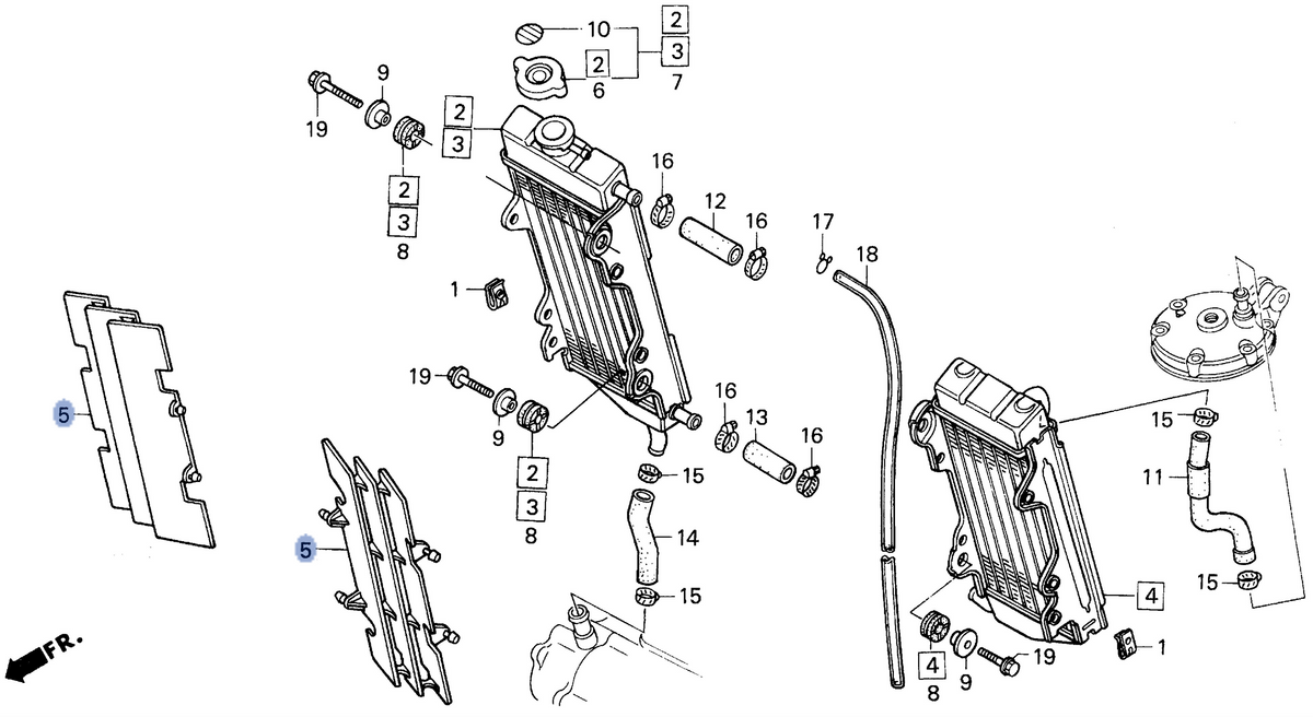 Honda OEM part 19033-KZ3-860