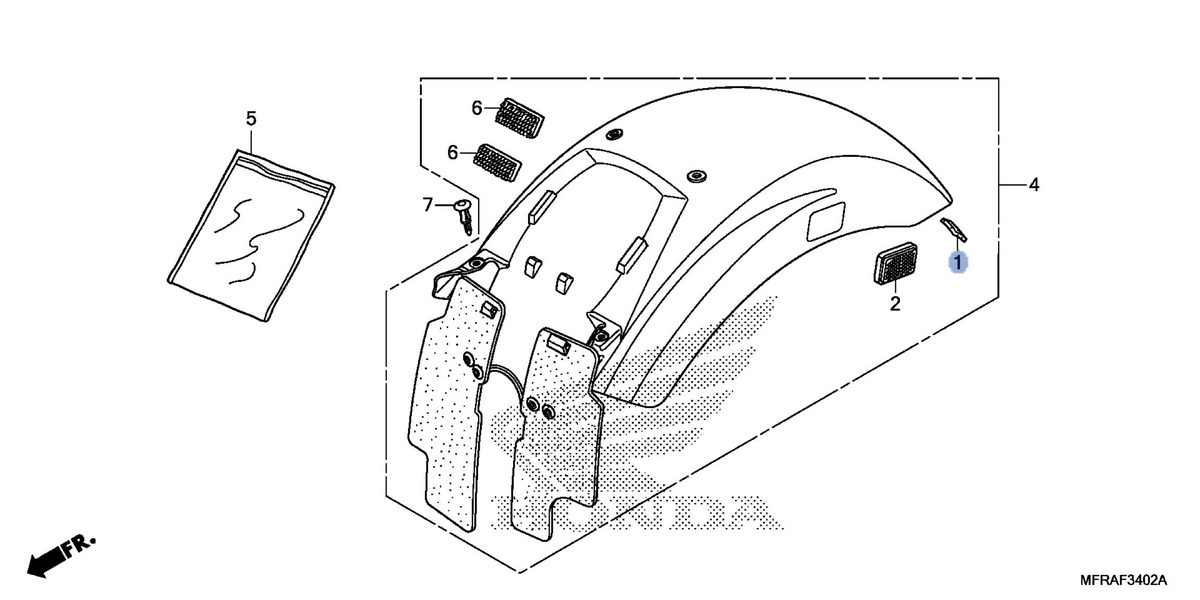 Honda OEM part 19033-MFR-670