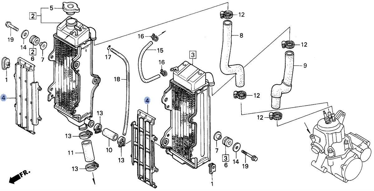 Honda OEM part 19033-ML3-790
