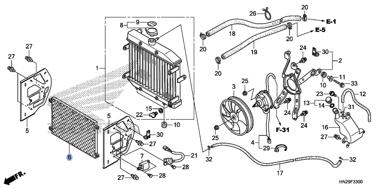 Honda OEM part 19034-HN2-A20