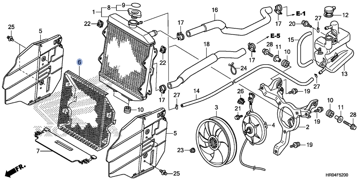 Honda OEM part 19034-HP5-600