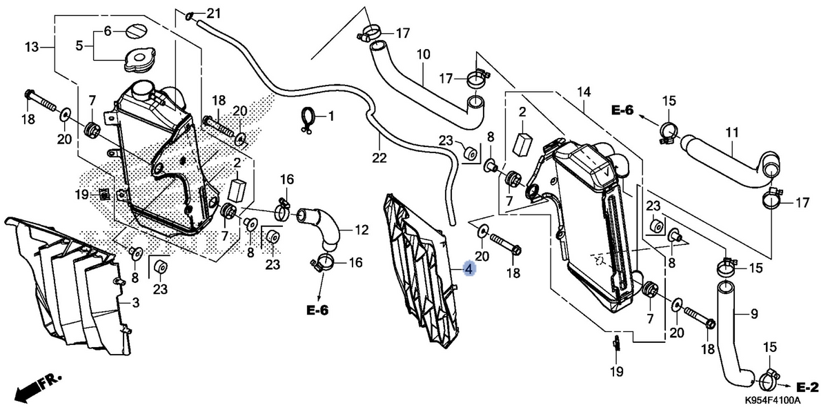 Honda OEM part 19034-K95-A20