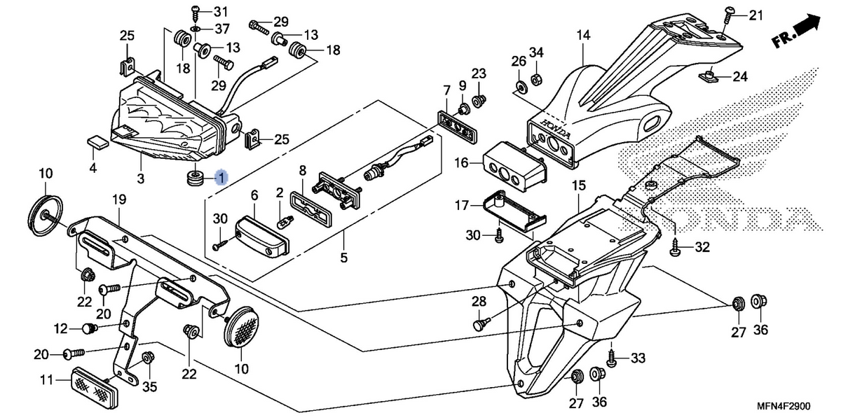 Honda OEM part 19034-MB3-000