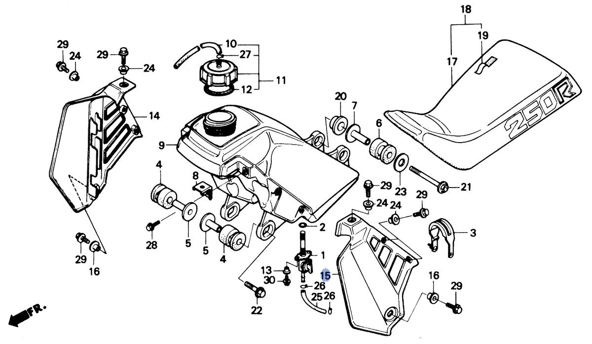 Honda OEM part 19035-HA2-670ZA