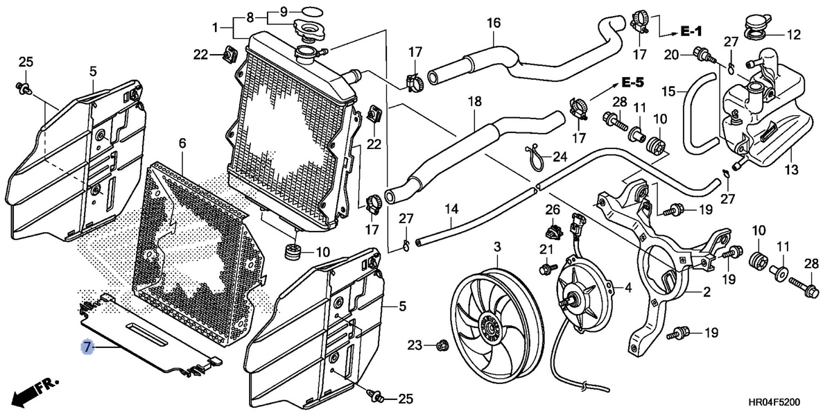 Honda OEM part 19035-HP5-600