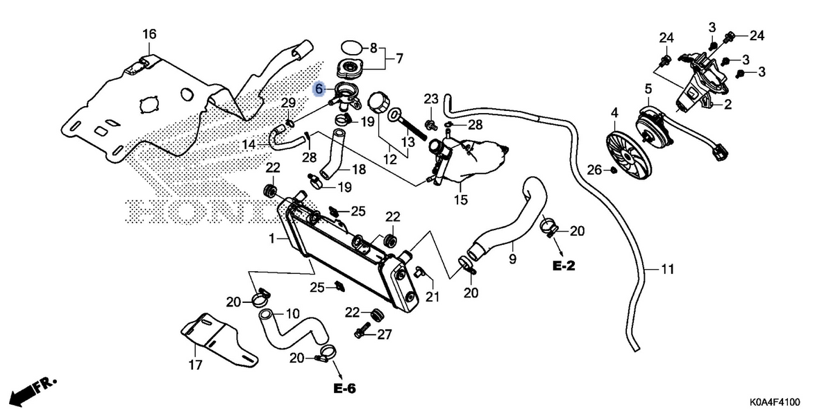 Honda OEM part 19035-K94-T01