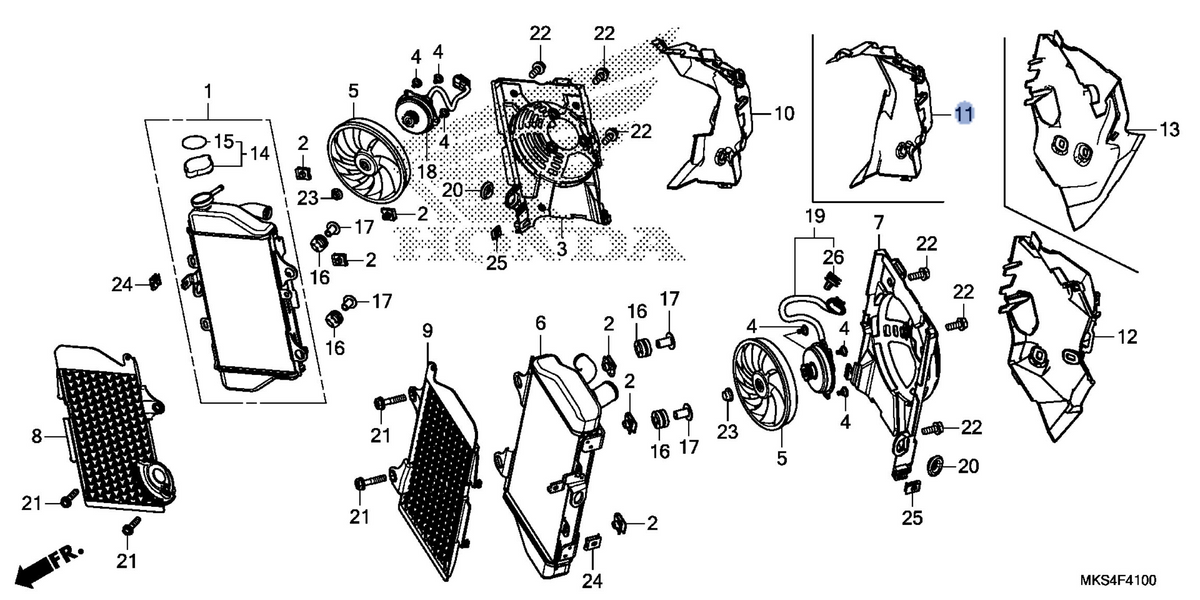 Honda OEM part 19035-MKS-E20