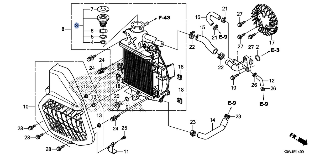 Honda OEM part 19037-K12-941