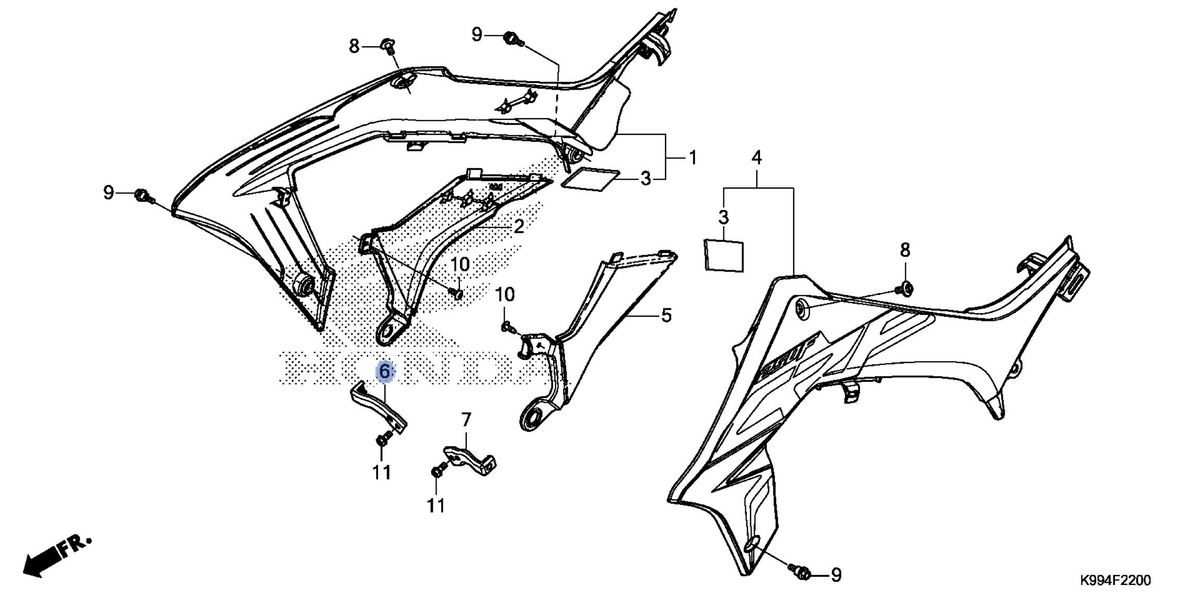 Honda OEM part 19040-K99-A00