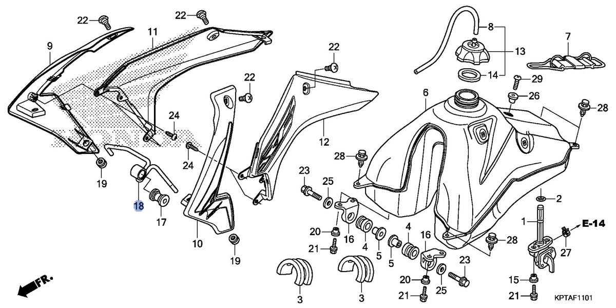 Honda OEM part 19040-KPS-B70
