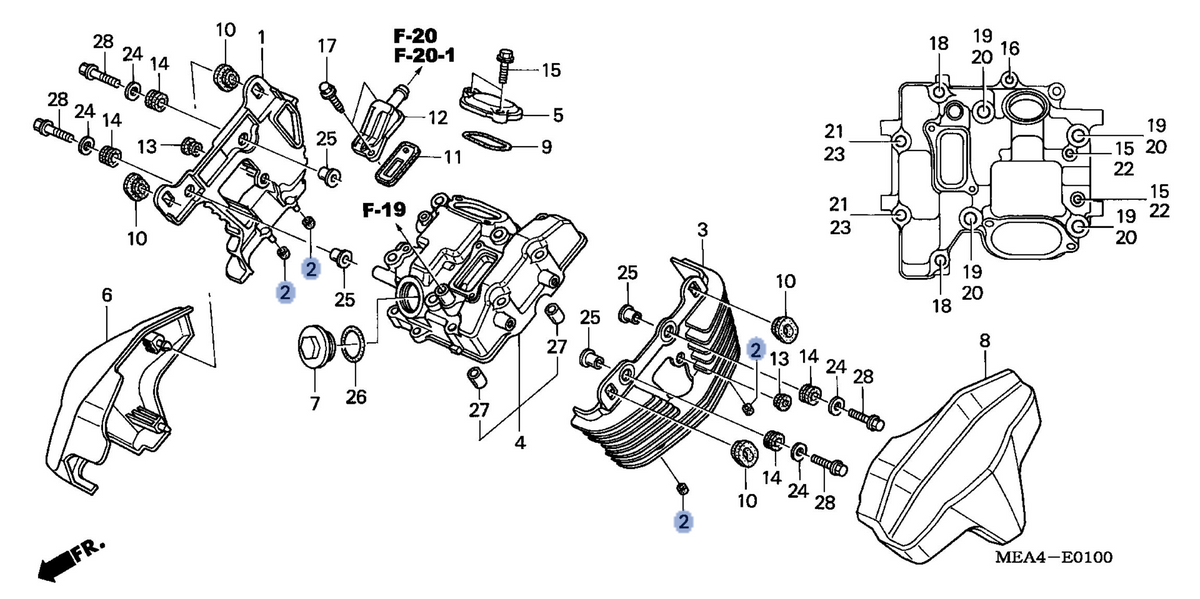 Honda OEM part 19041-611-003