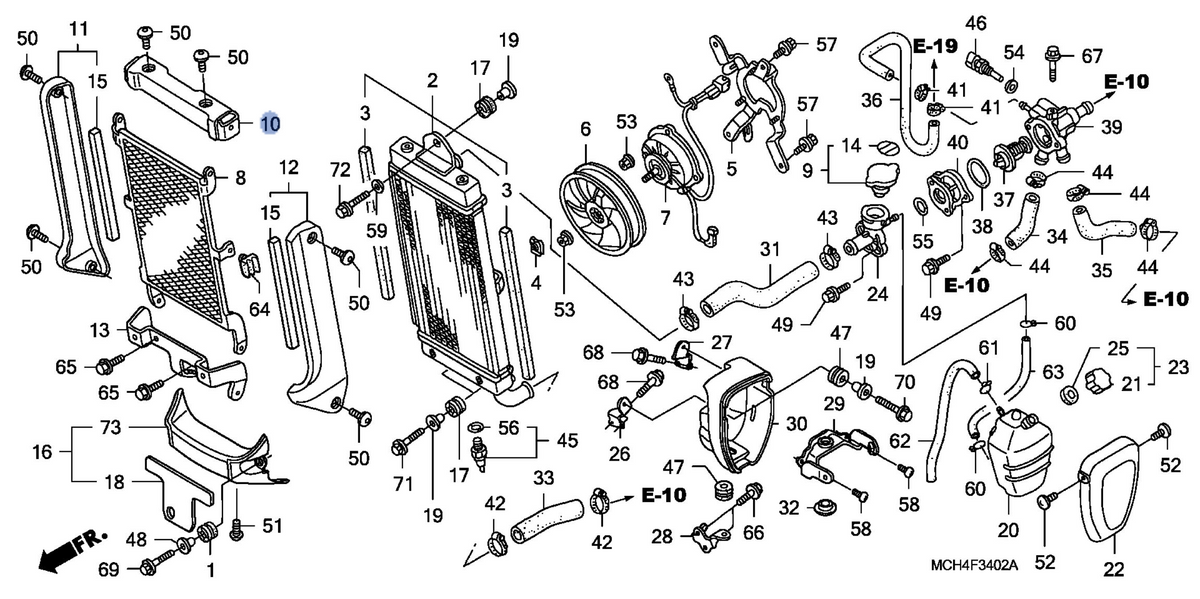 Honda OEM part 19041-MCH-C20
