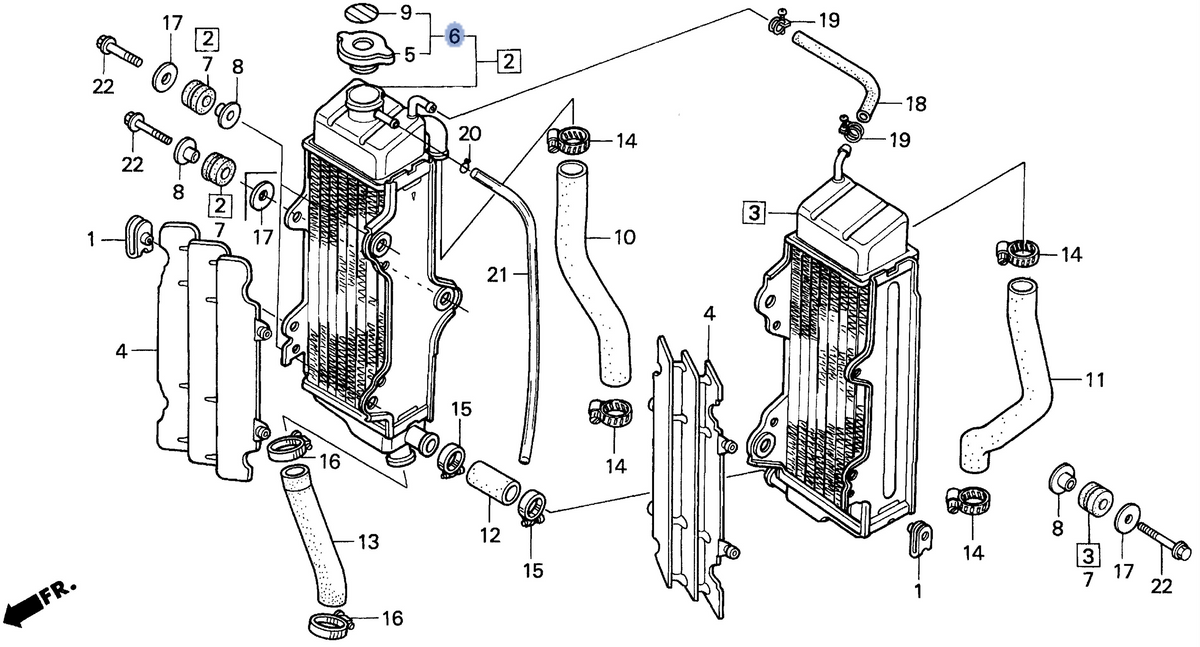 Honda OEM part 19045-GBF-770