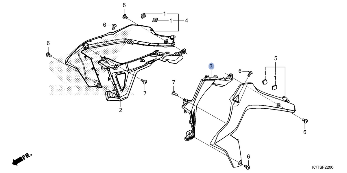 Honda OEM part 19045-K1T-E50